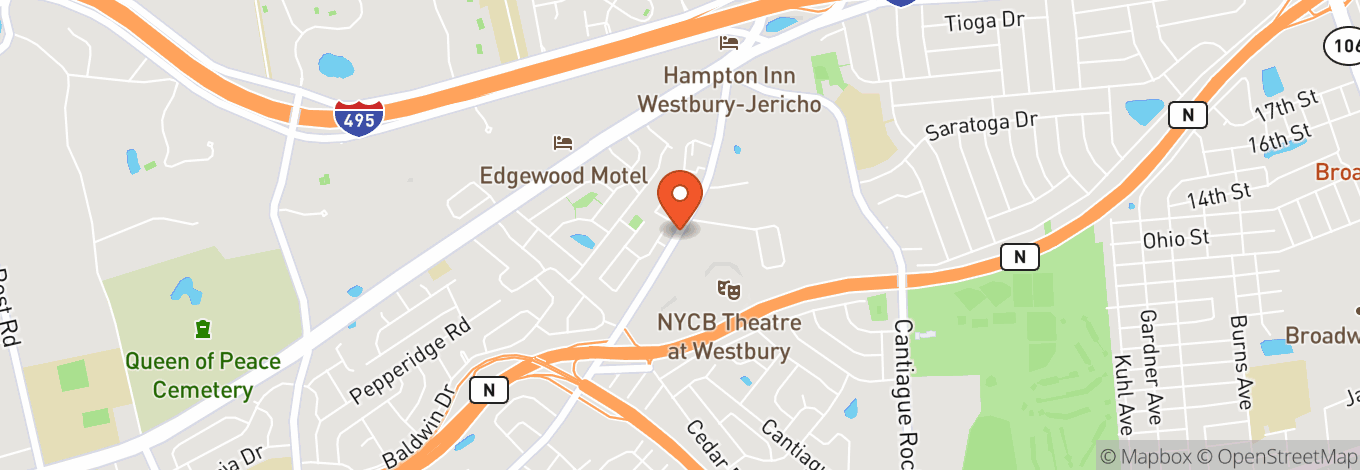 Map of Flagstar at Westbury Music Fair
