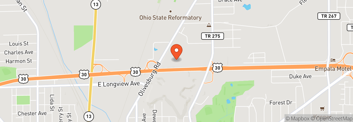 Map of Ohio State Reformatory