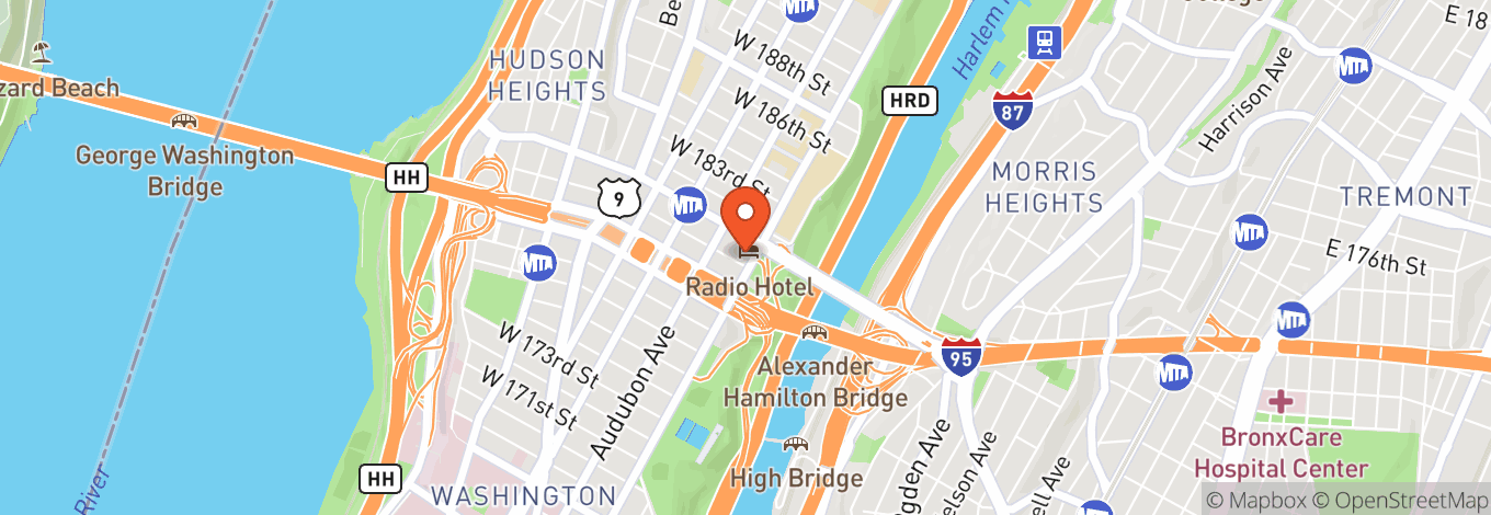 Map of Radio Hotel