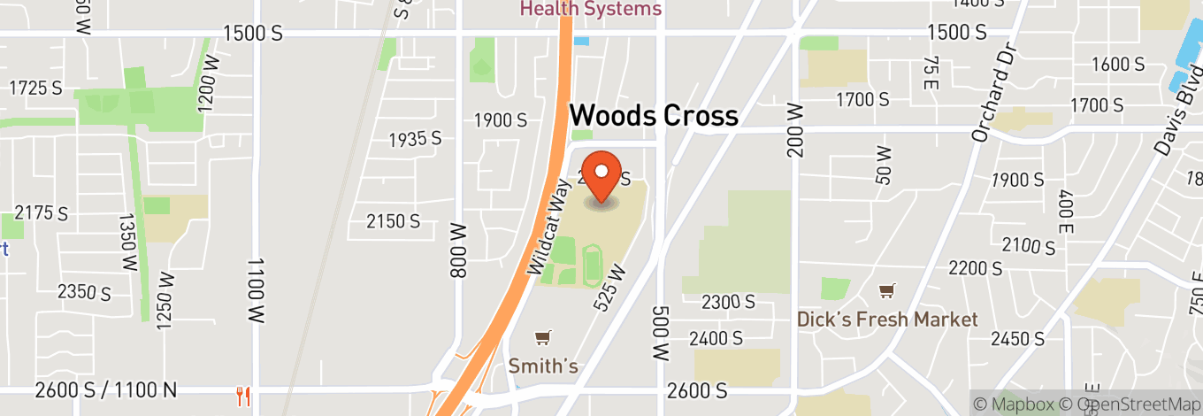 Map of Woods Cross High School