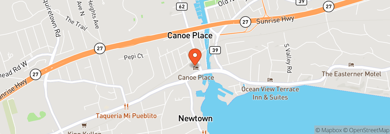 Map of Canoe Place Inn & Cottage