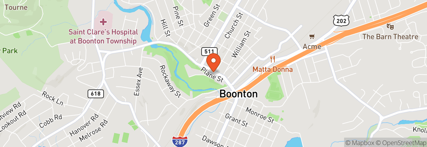 Map of Boonton Coffee Co