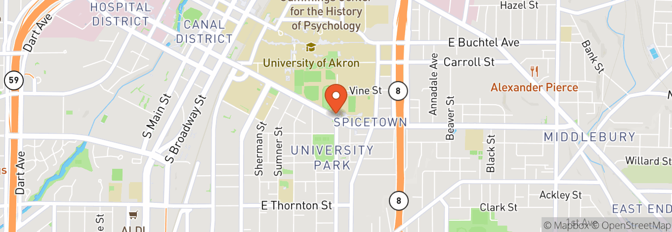 Map of Infocision Stadium – Summa Field