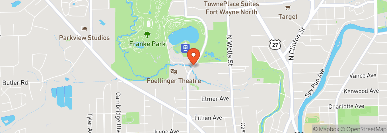 Map of FOELLINGER THEATRE