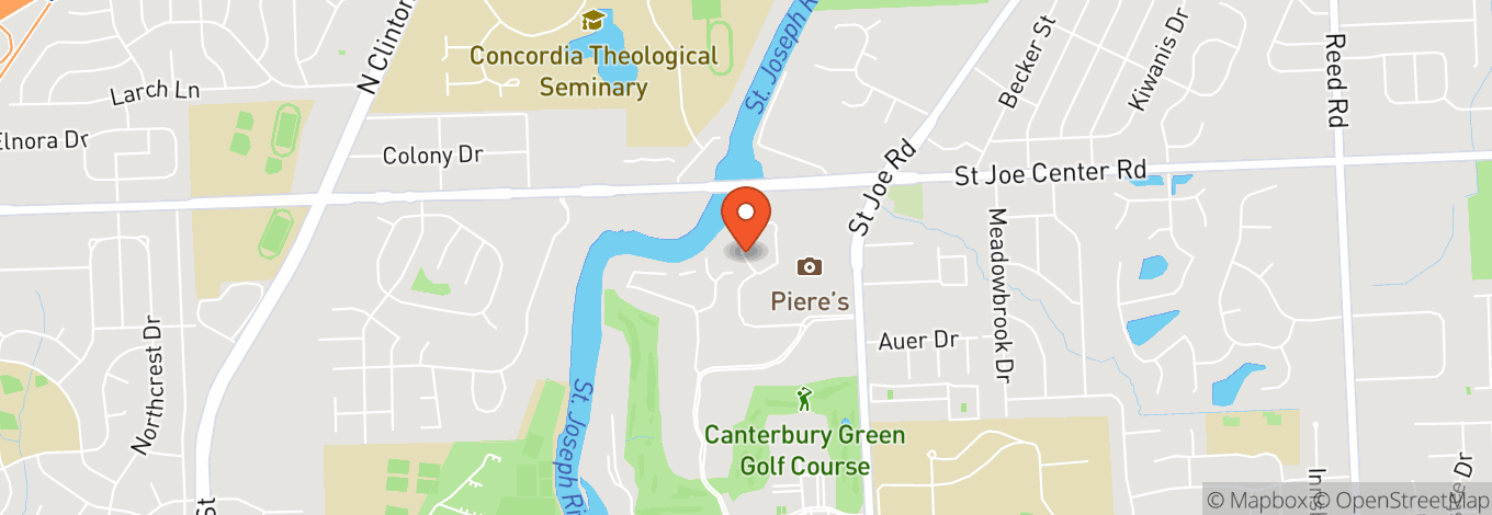 Map of Piere's