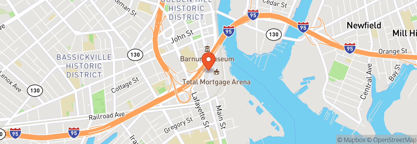 Map of Total Mortgage Arena