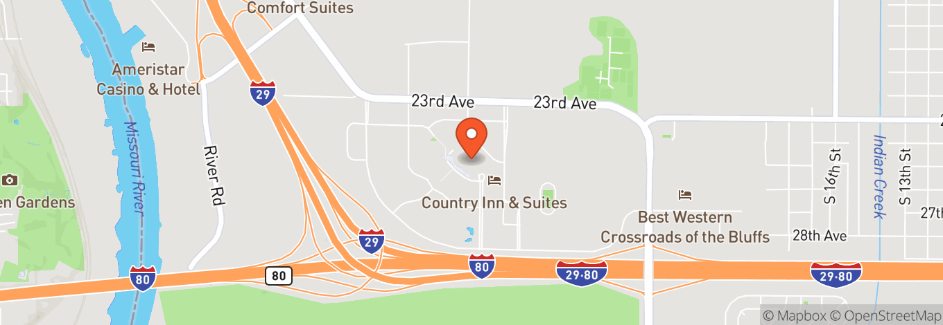 Map of Mid-America Center