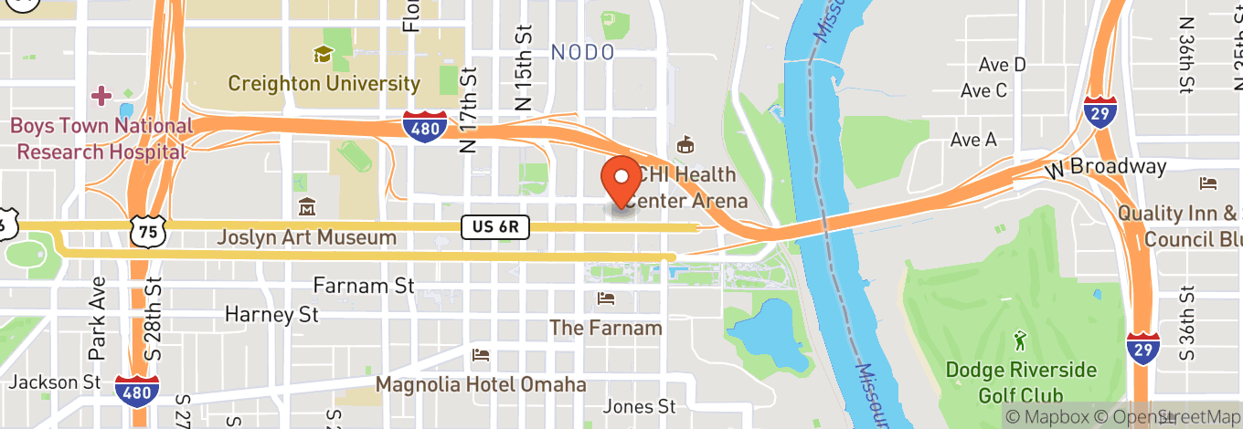 Map of Steelhouse Omaha