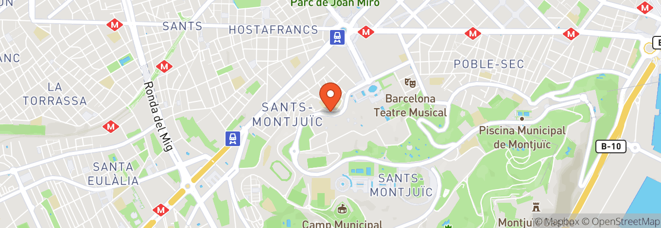 Map of La Terrrazza Barcelona