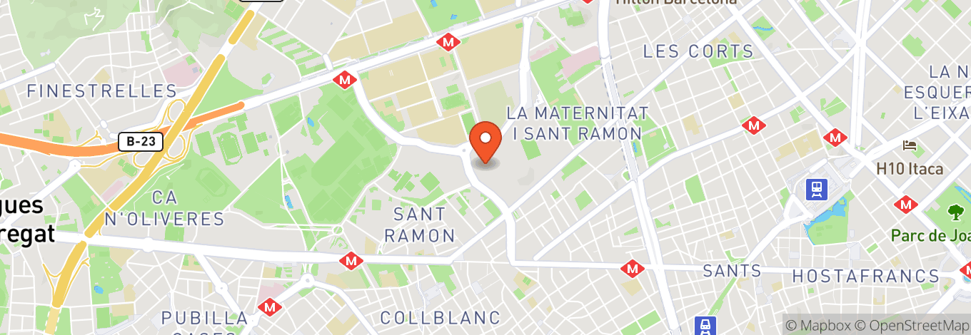 Map of Spotify Camp Nou