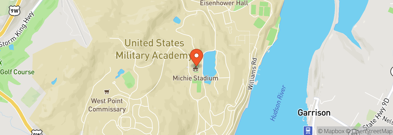 Map of Michie Stadium