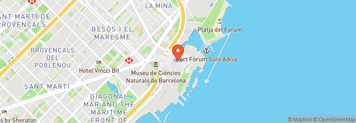 Map of Primavera Sound Barcelona
