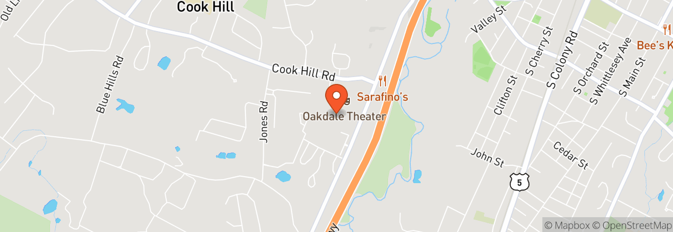 Map of Dome at Toyota Oakdale Theatre