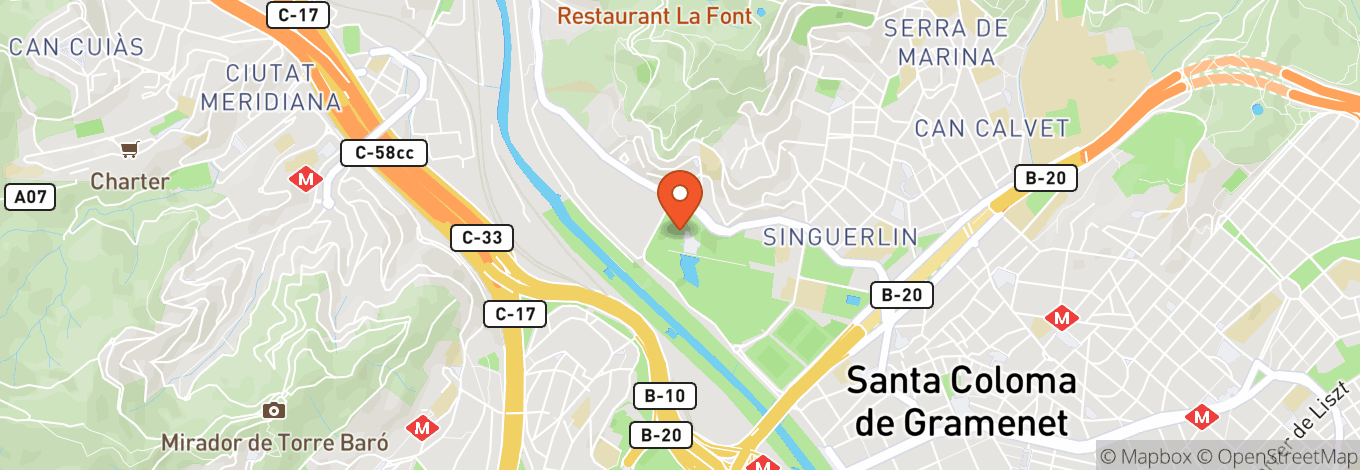 Map of Parc De Can Zam