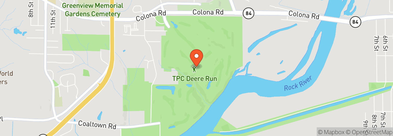 Map of TPC Deere Run