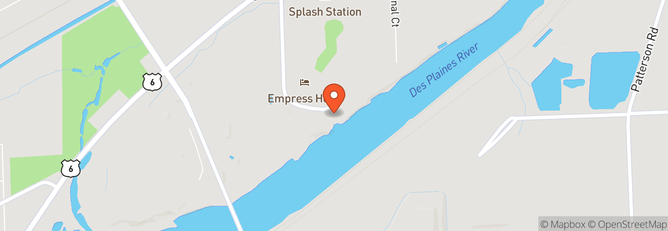 Map of Hollywood Casino Joliet
