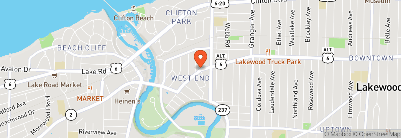 Map of Mercury Music Lounge