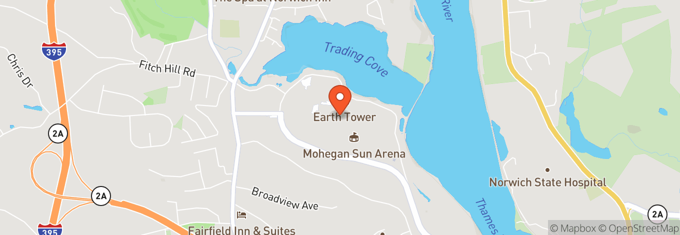 Map of Avalon at Mohegan Sun
