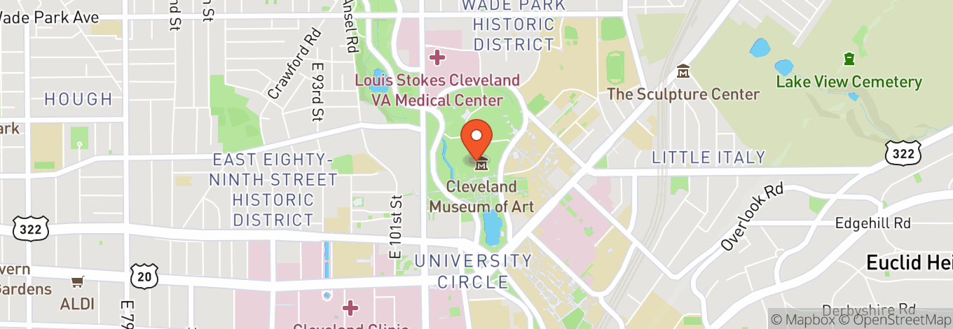 Map of The Cleveland Museum Of Art