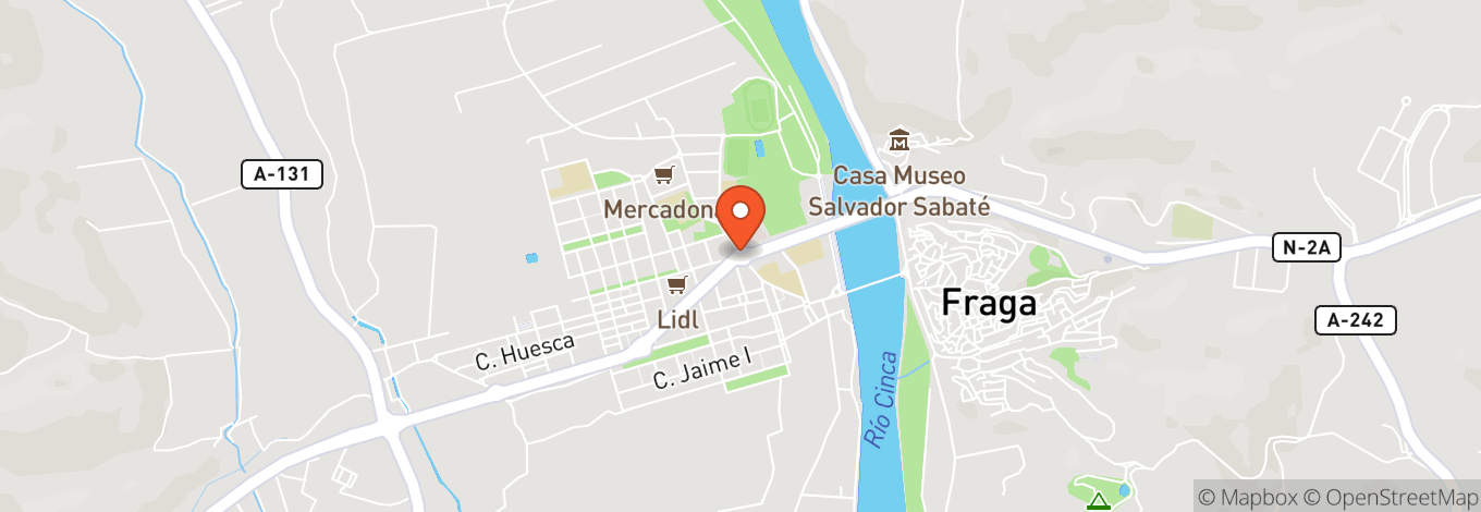 Map of Monegros Desert
