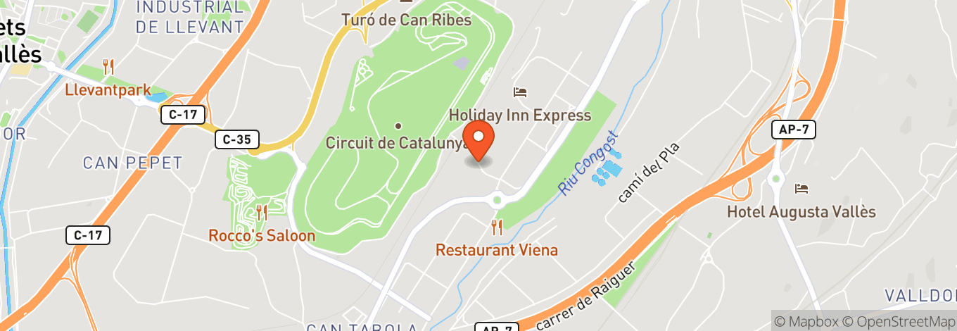 Map of Circuit De Barcelona-Catalunya