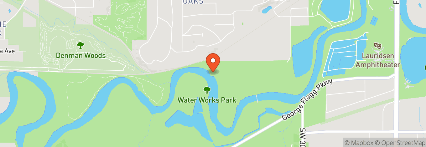 Map of Lauridsen Amphitheater At Water Works Park
