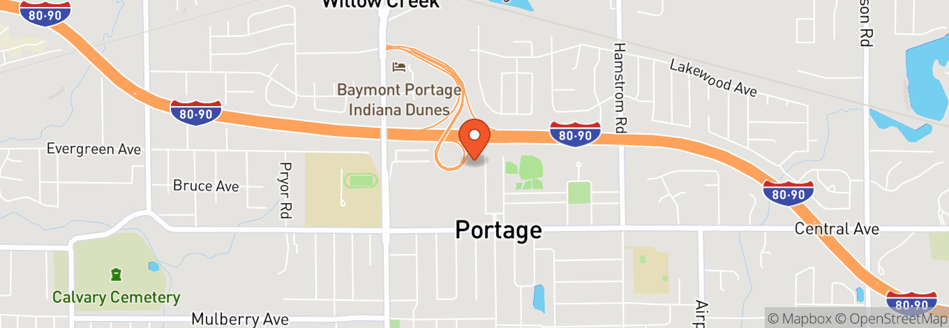 Map of Portage Festival Area