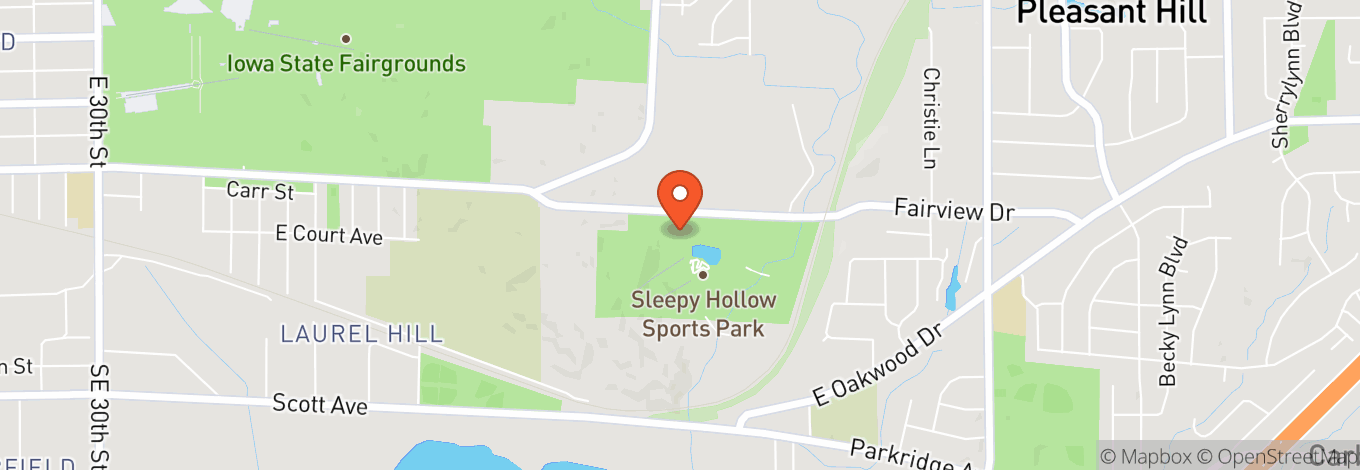 Map of Sleepy Hollow Sports Park