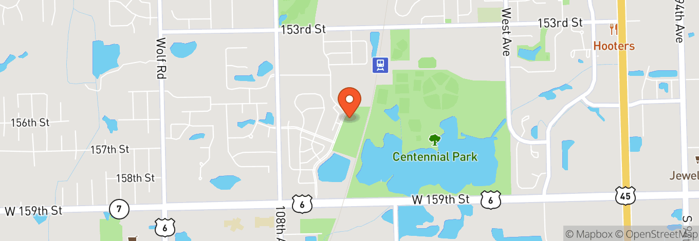 Map of Centennial Park West
