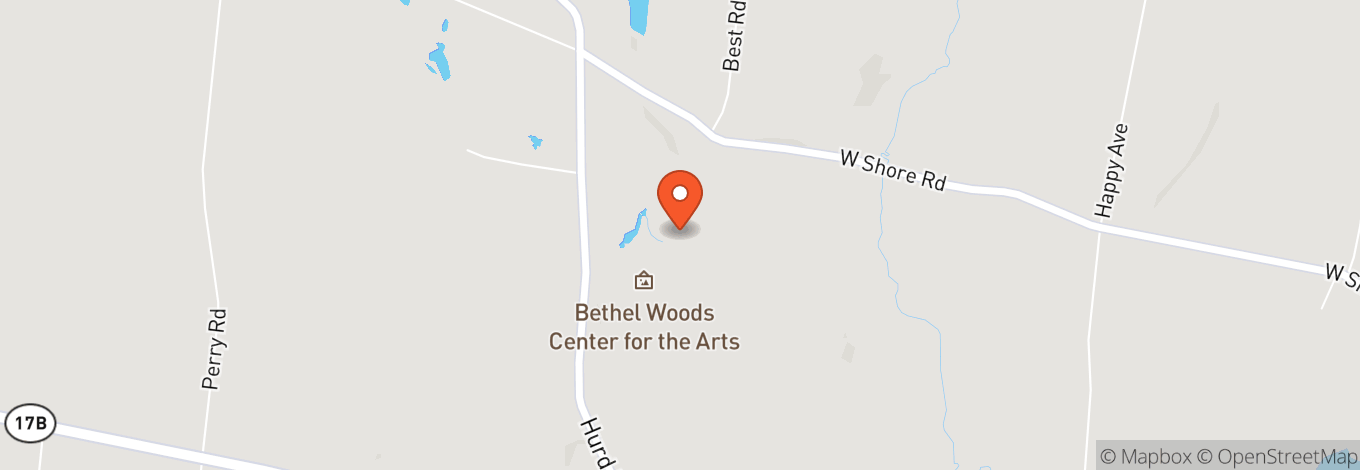 Map of Bethel Woods Center For The Arts