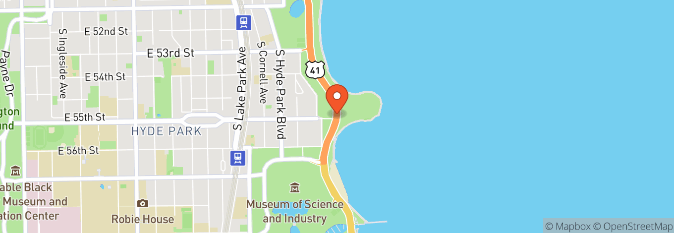 Map of Museum Of Science And Industry, Chicago