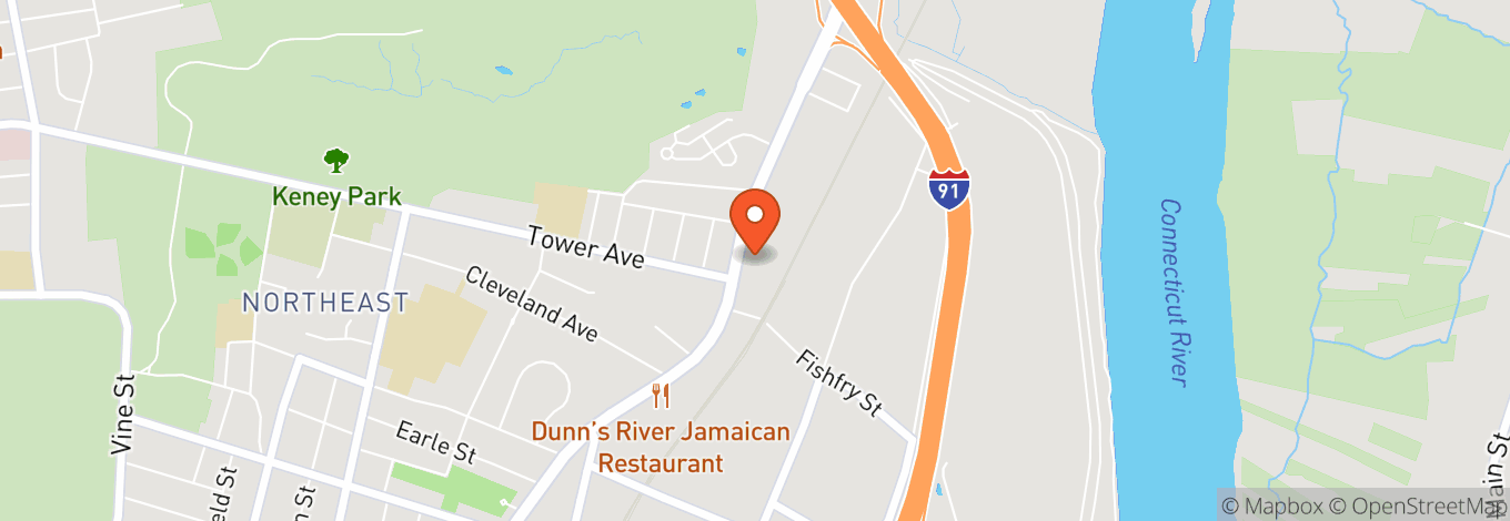 Map of Hartford, Connecticut