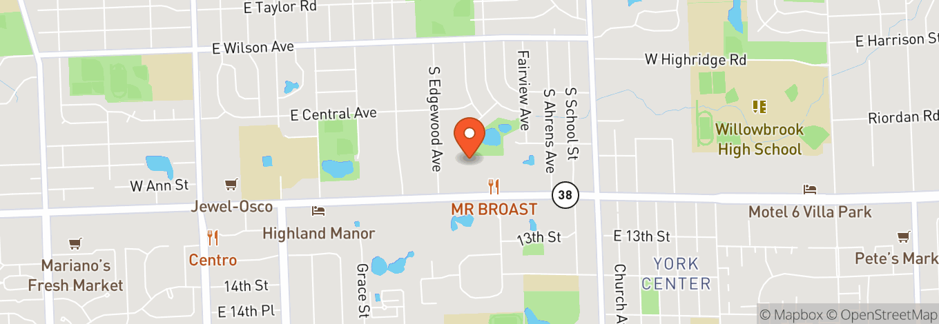 Map of Noon Whistle Lombard Brewpub & Pizzeria