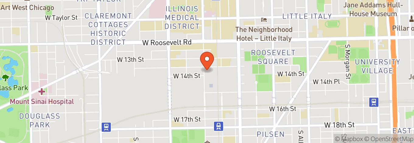 Map of Vertiport Chicago