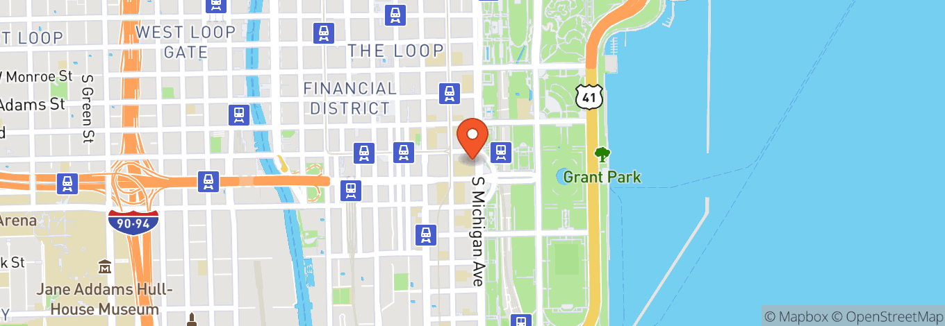 Map of Studebaker Theater