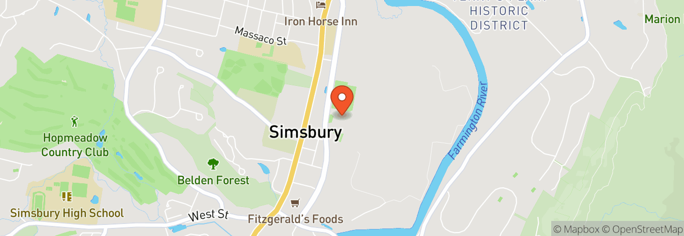 Map of Simsbury Meadows Performing Arts Center