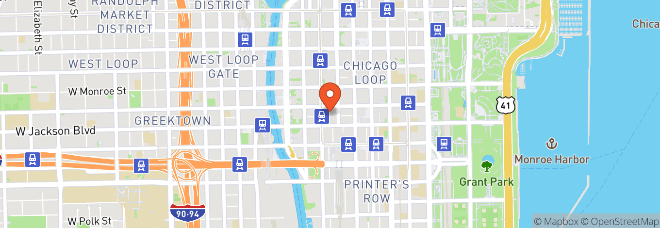 Map of Jw Marriott Chicago