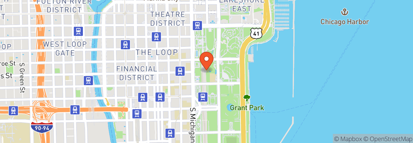 Map of Rubloff Auditorium