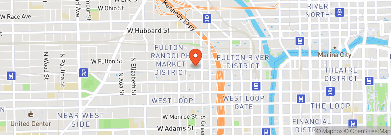 Map of 858 W Lake St