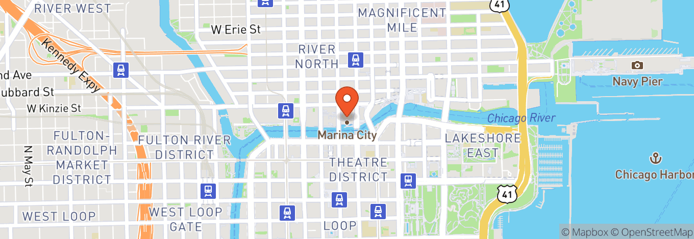 Map of Foundation Room at House of Blues Chicago