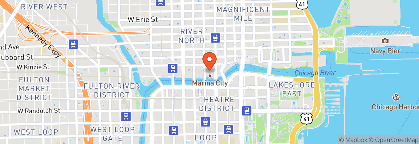 Map of Backporch Stage at House of Blues Chicago