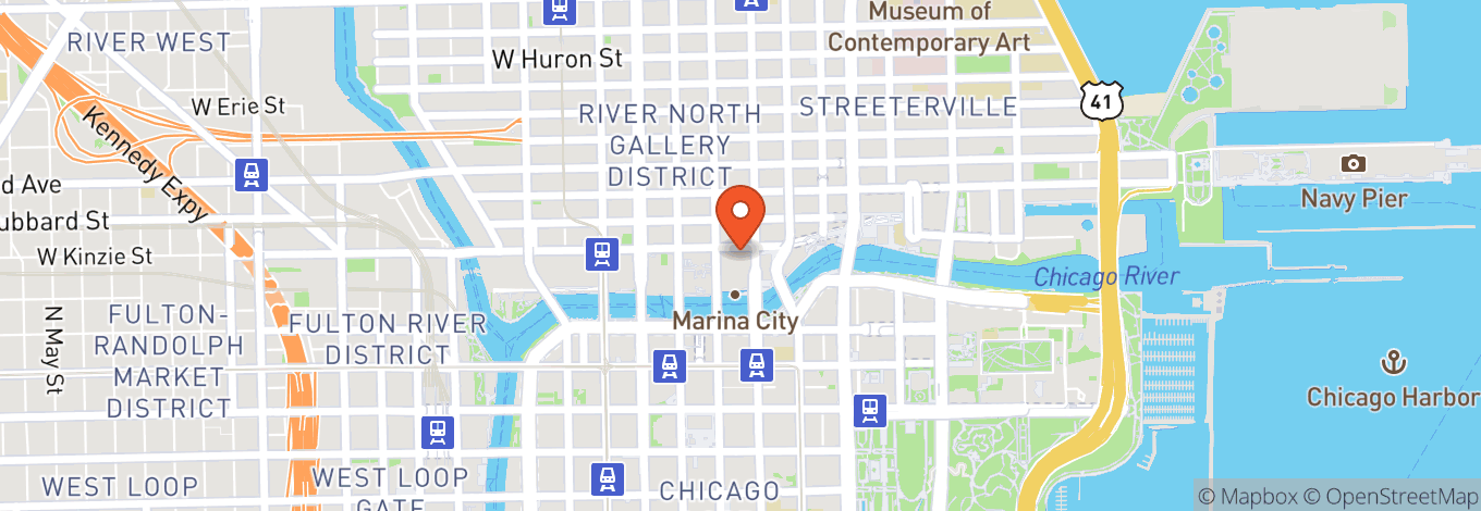 Map of 360 N Street, Chicago