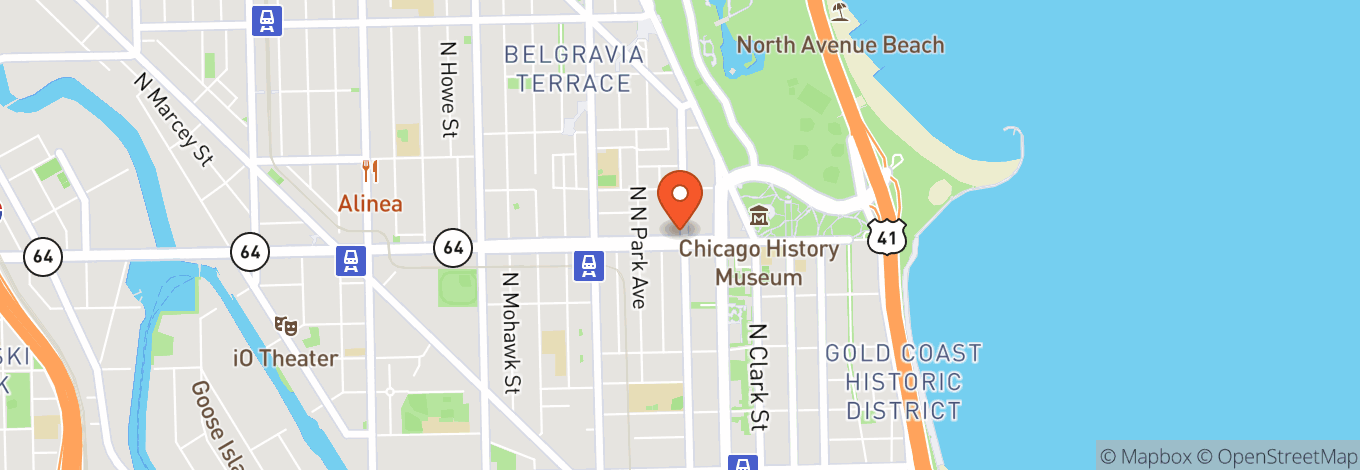 Map of Second City-Chicago