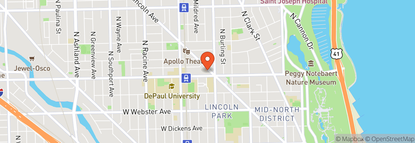 Map of Lincoln Hall
