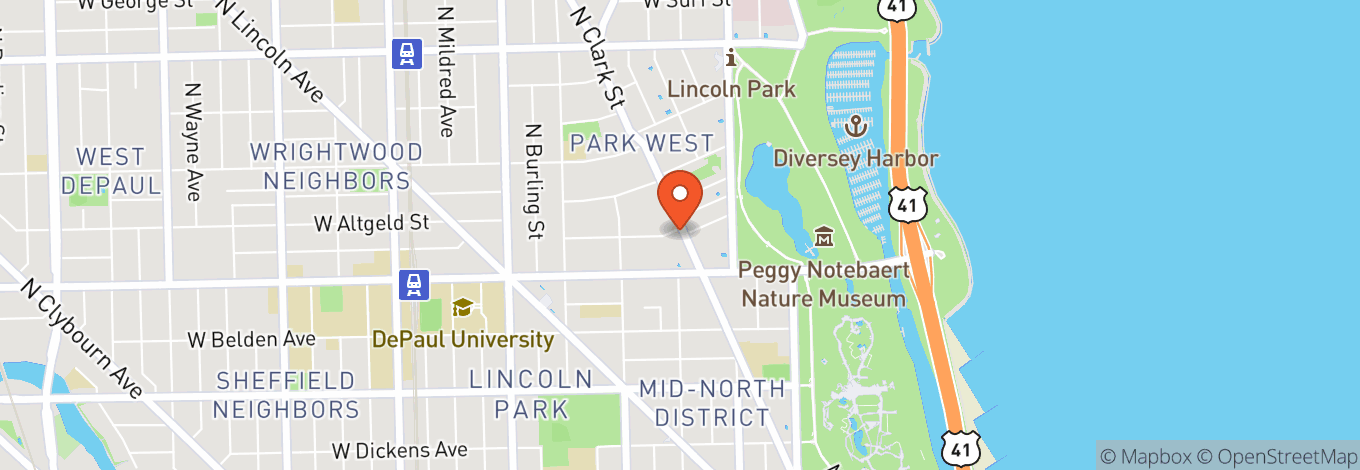 Map of Gaslight Chicago