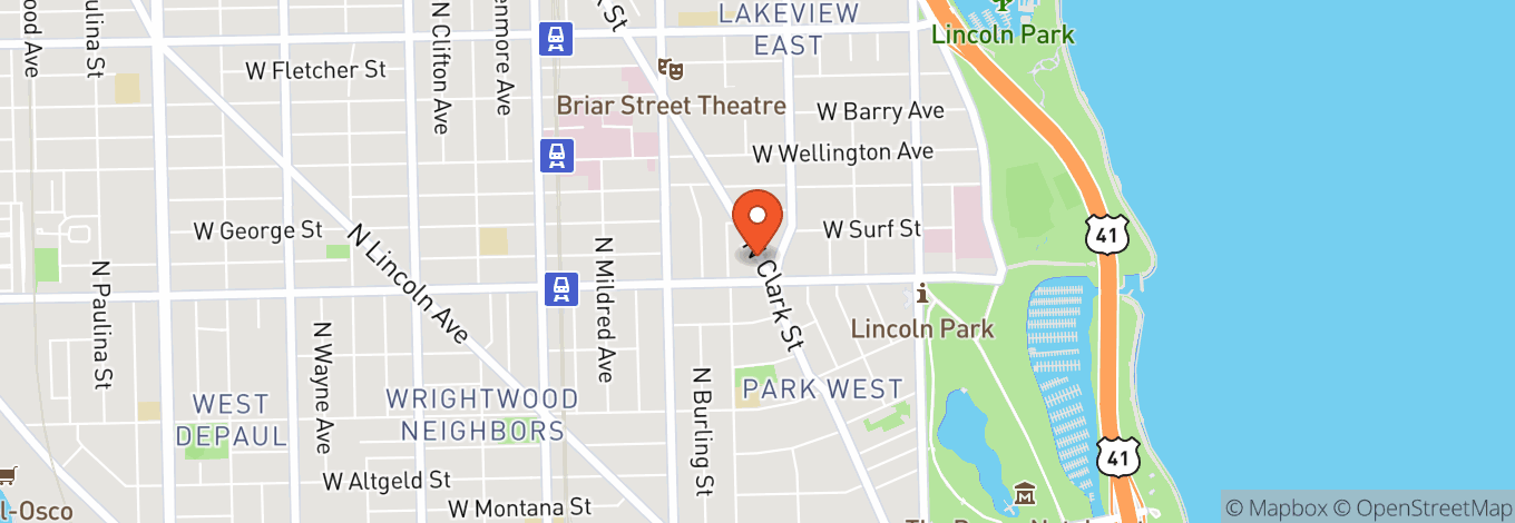 Map of Landmark's Century Centre Cinema