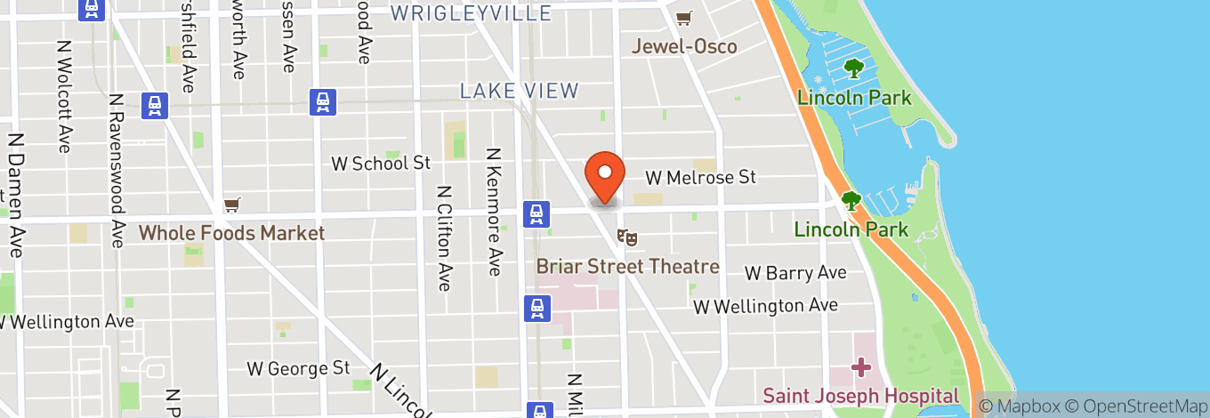 Map of Annoyance Theatre