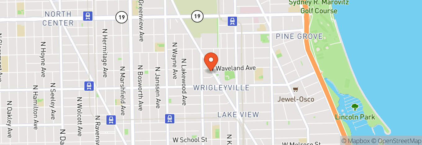 Map of Wrigleyville's Best Bars