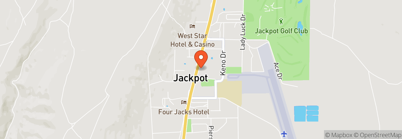 Map of Cactus Petes Resort Casino Outdoor Amphitheater