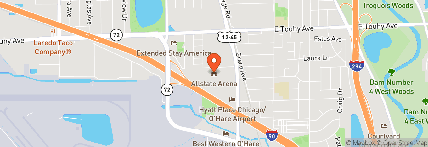 Map of Allstate Arena